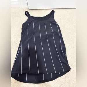 lululemon, striped but solid tank, SUPER LIGHTWEIGHT, size 4, amazing condition